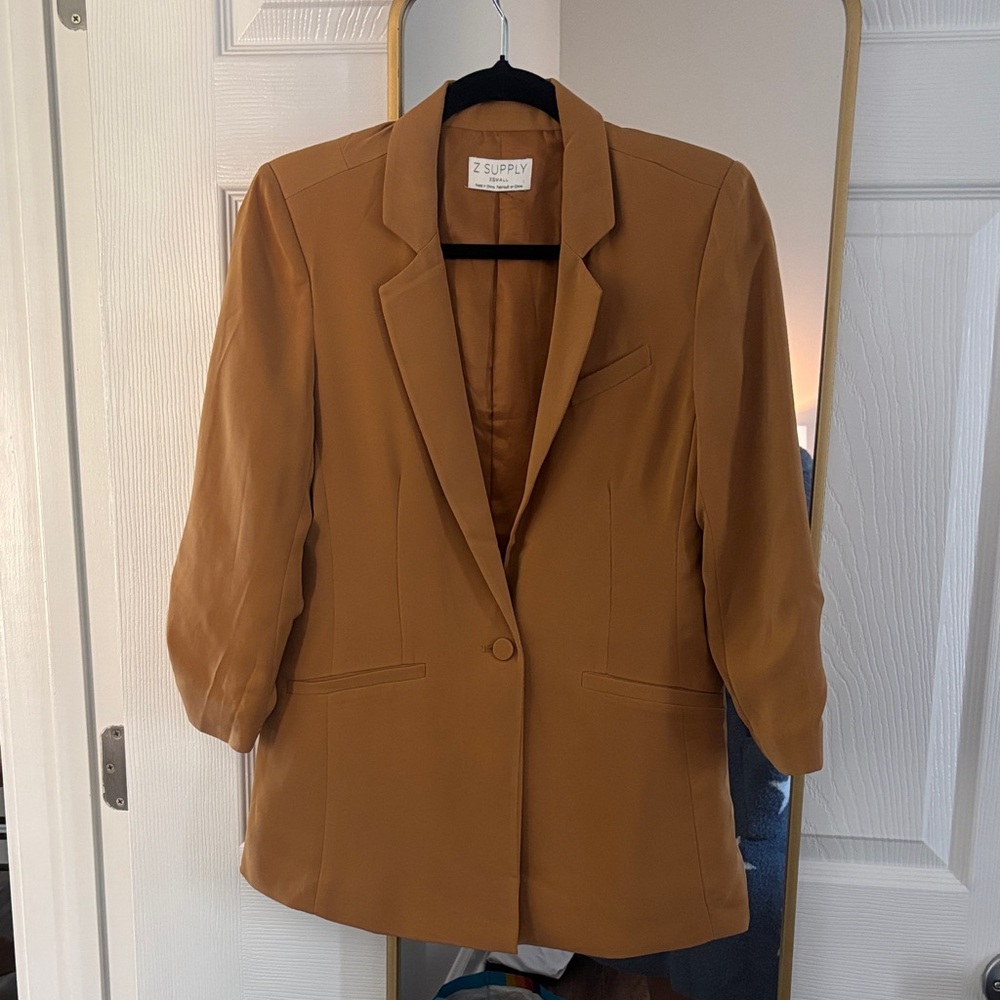 Z Supply Women's Camel Blazer